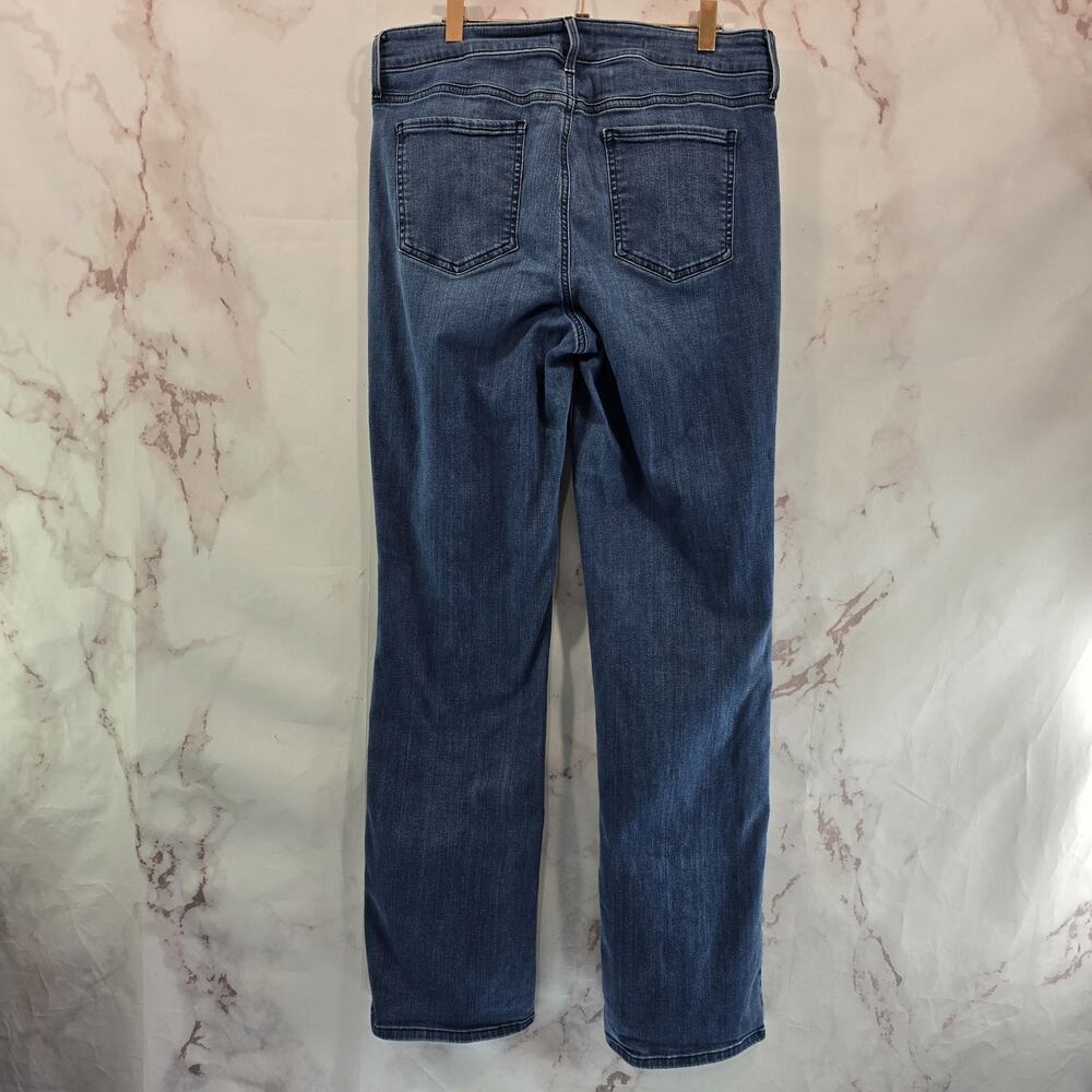 NYDJ Jeans Womens 10 X 32 Marilyn High Rise Medium Wash Straight Denim Daughters